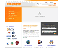Tablet Screenshot of bookmygroup.com
